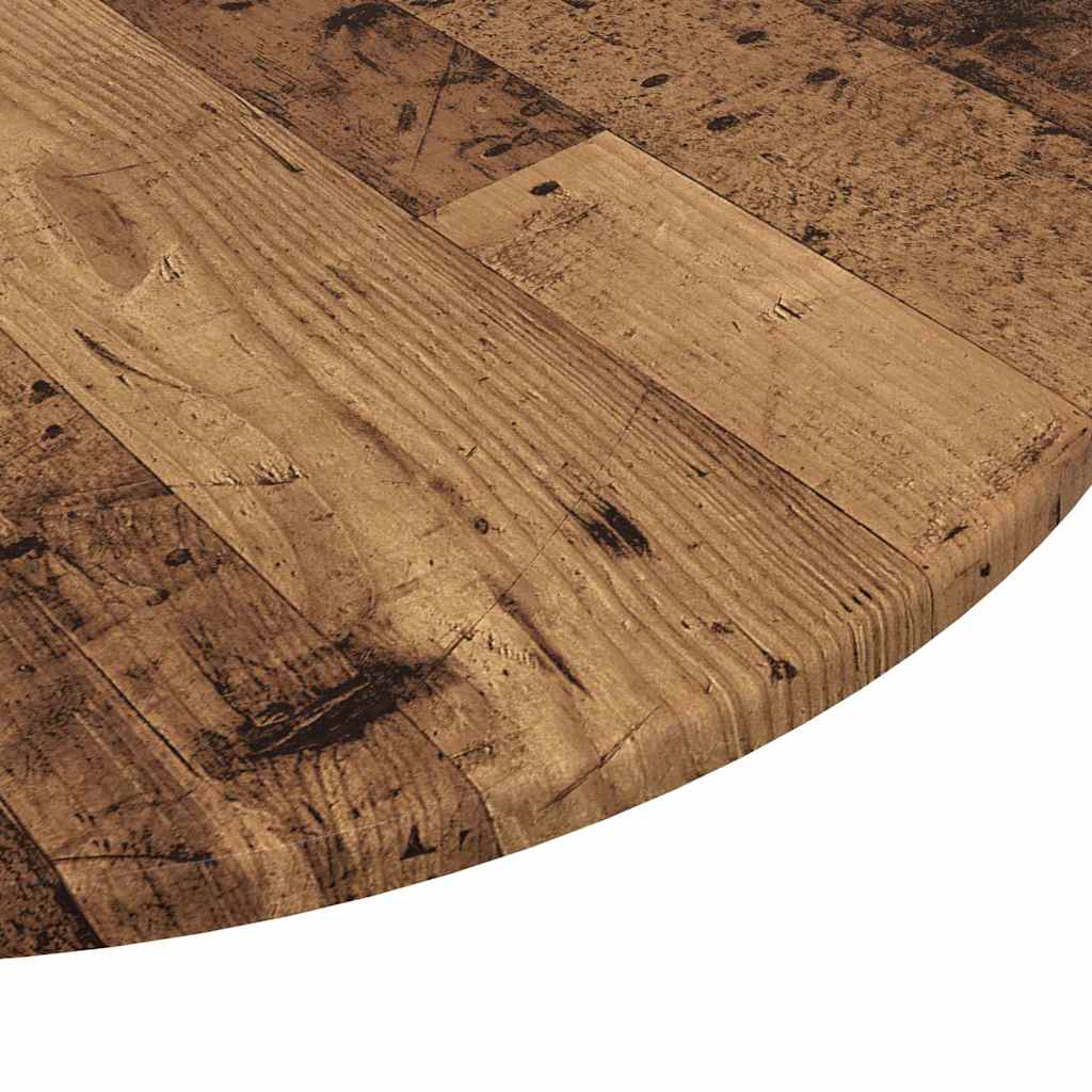 Gornji dio stola Staro drvo Ø 70 x 1,5 cm Konstruirano drvo
