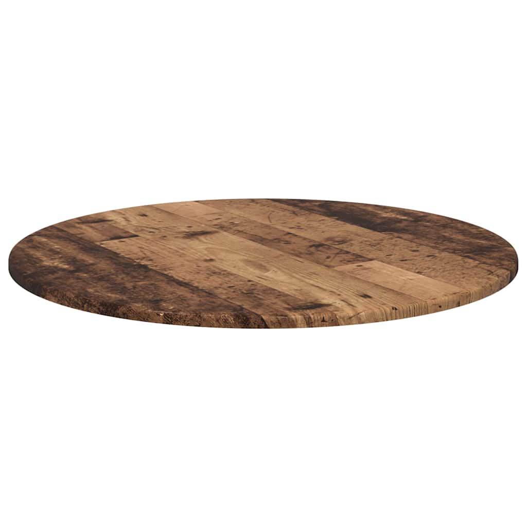 Gornji dio stola Staro drvo Ø 70 x 1,5 cm Konstruirano drvo