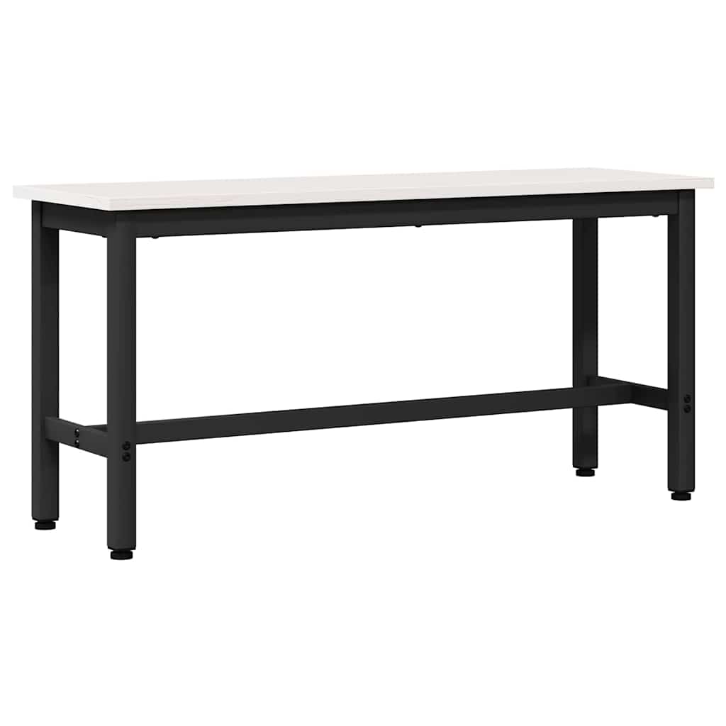 Klupa za blagovanje 2 pcs Bijelo 100 x 32,5 x 49 cm