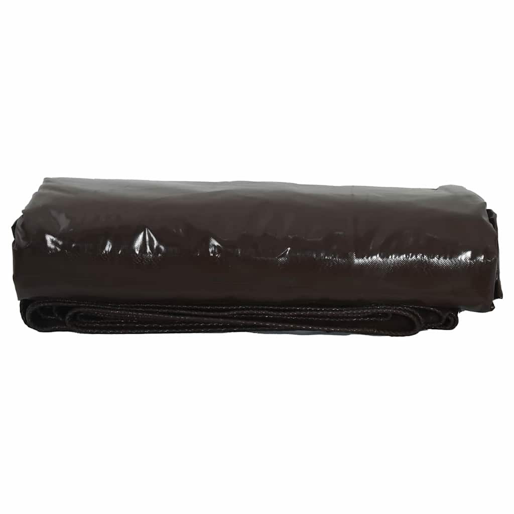 Cerada 650g / m² Smeđa 3 x 6 m Platno s PVC premazom