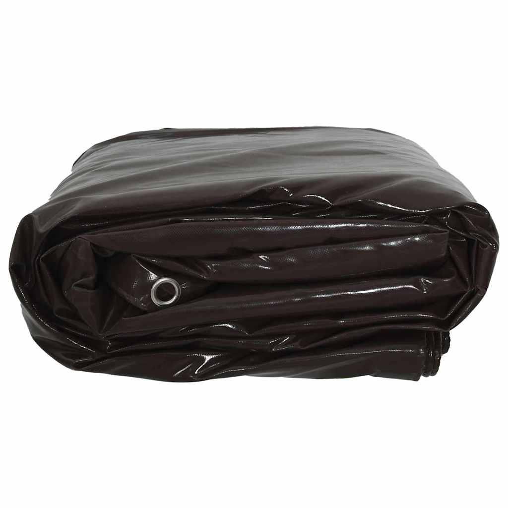 Cerada 650g / m² Smeđa 1,5 x 10 m Platno s PVC premazom