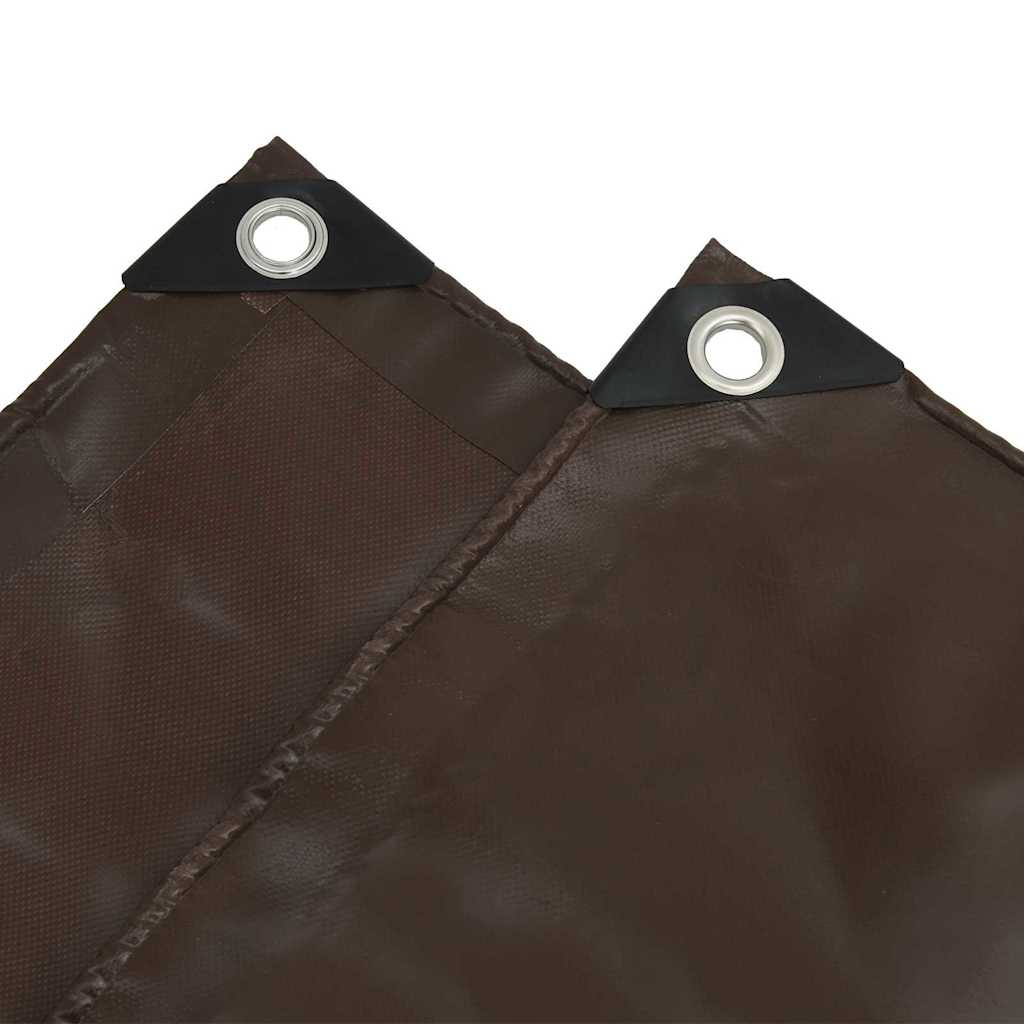 Cerada 650g / m² Smeđa 1 x 2,5 m Platno s PVC premazom