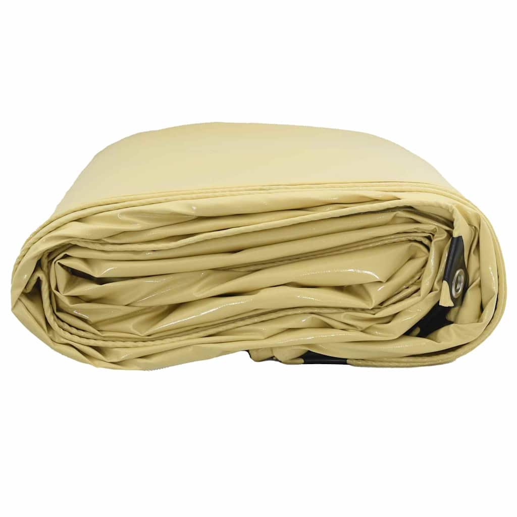 Cerada 650g / m² Bež 1,5 x 20 m Platno s PVC premazom