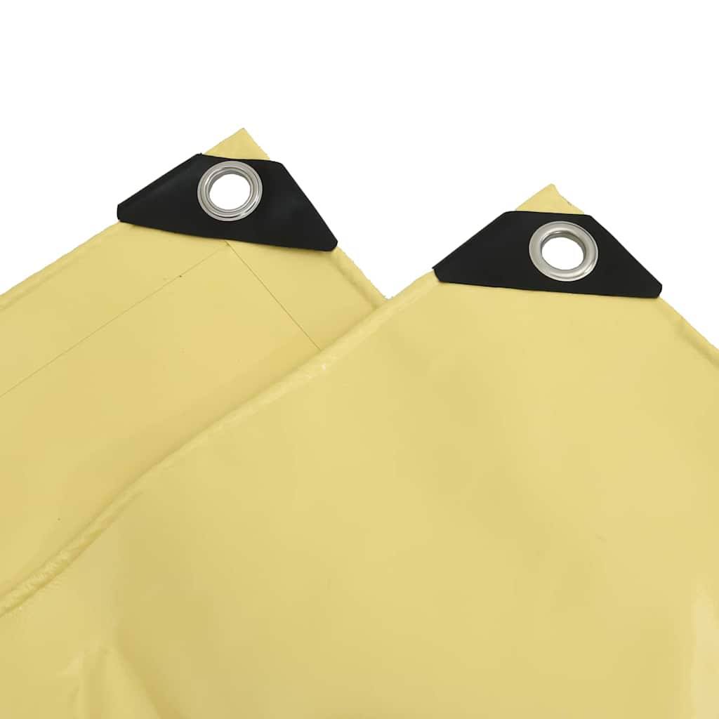 Cerada 650g / m² Bež 5 x 6 m Platno s PVC premazom