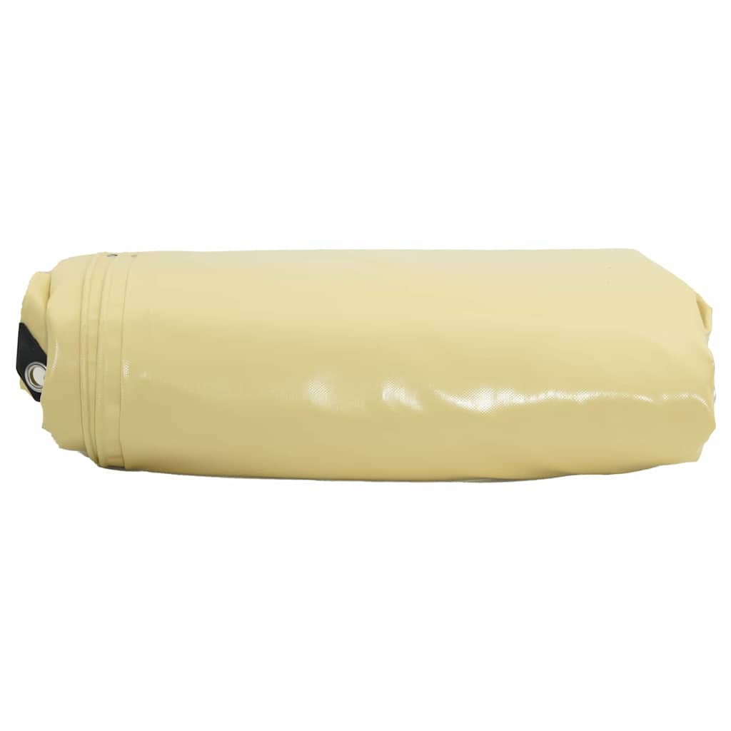 Cerada 650g / m² Bež 2,5 x 4,5 m Platno s PVC premazom