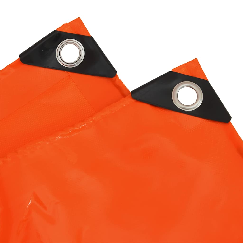 Cerada 650g / m² Narančasta 2 x 3 m Platno s PVC premazom