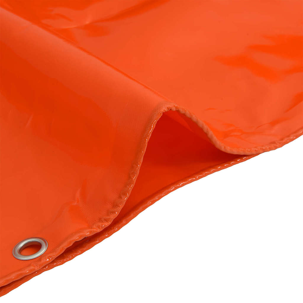 Cerada 650g / m² Narančasta 4 x 4 m Platno s PVC premazom