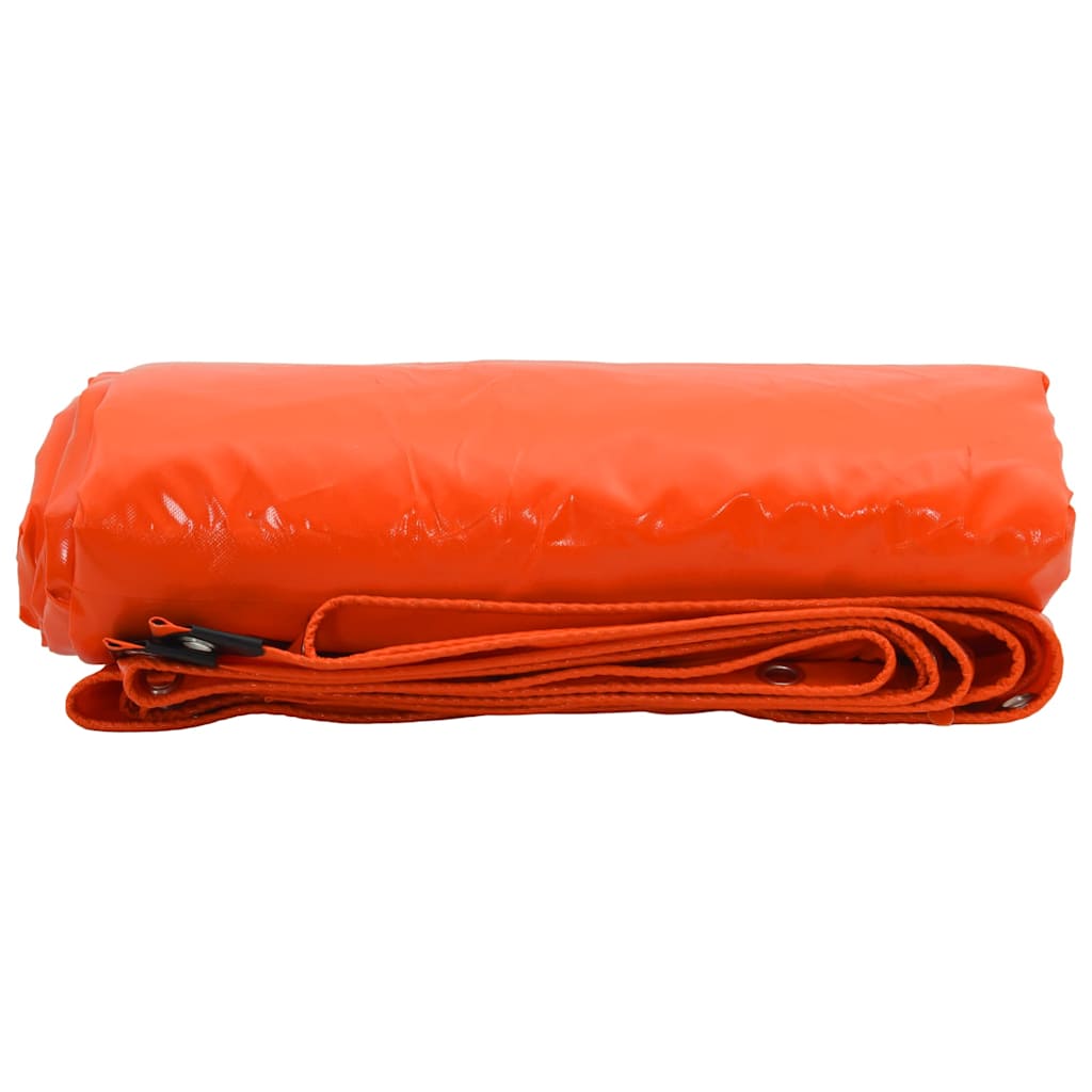 Cerada 650g / m² Narančasta 2,5 x 4,5 m Platno s PVC premazom