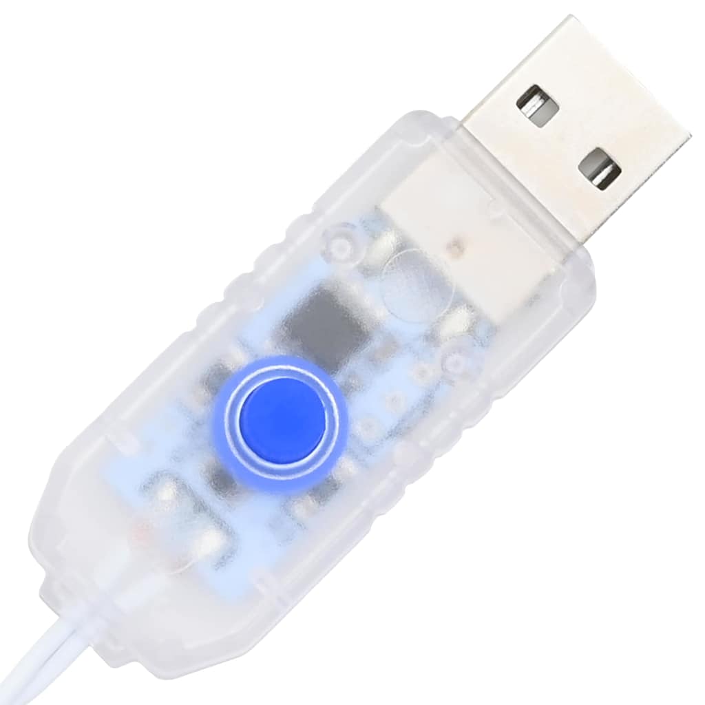 Umjetno božićno drvce s 50 LED svjetlima Bijelo 120 cm PVC