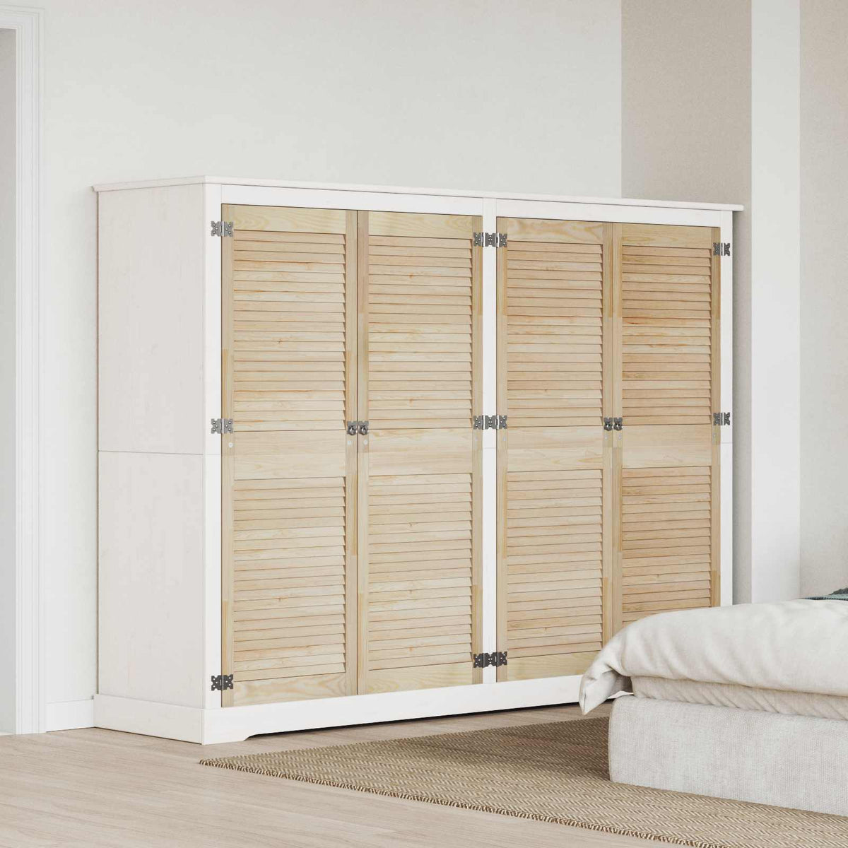 Ormarna vrata s vratima 4 pcs Prirodna 49,5 x 2,1 x 140,5 cm