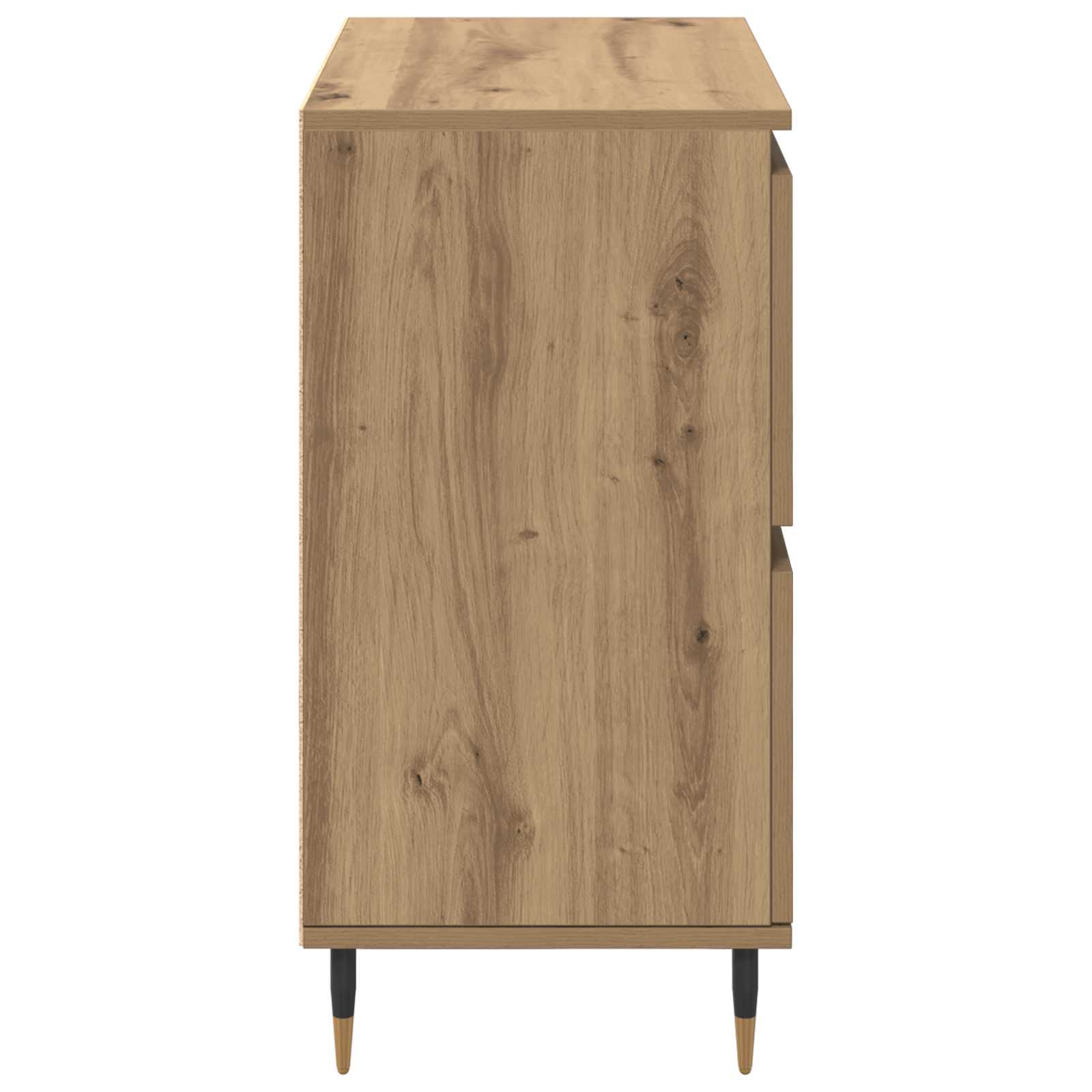Ormarić za pohranu 3 pcs Umjetnički hrast 60 x 35 x 70 cm