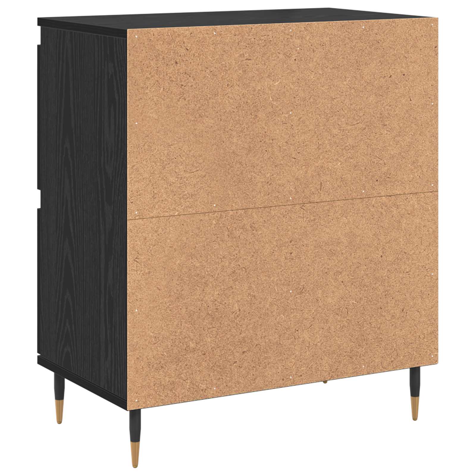 Ormarić za pohranu 3 pcs Crni hrast 60 x 35 x 70 cm