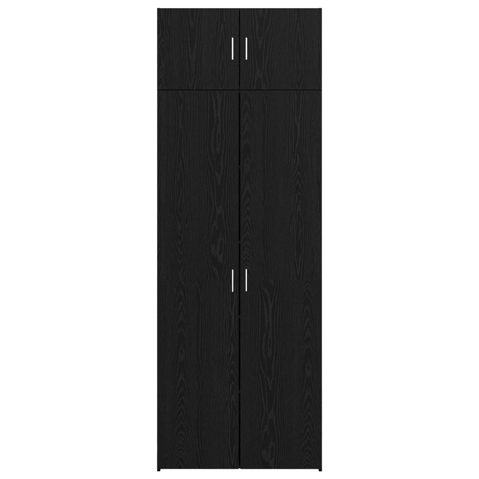 Ormarić za pohranu 3 pcs Crni hrast