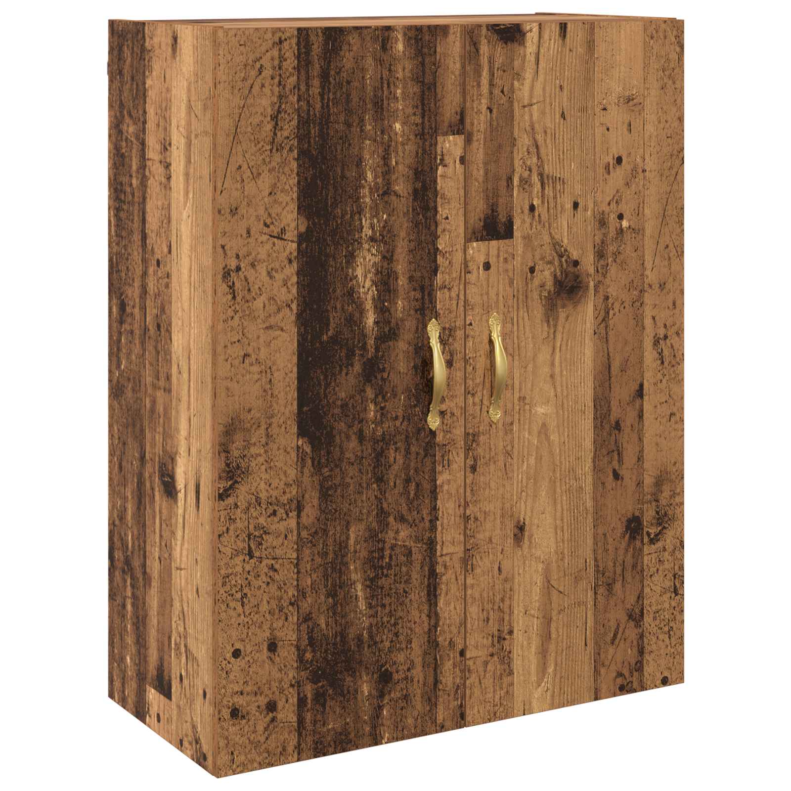 Ormar za montažu na zid 2 pcs Staro drvo 69,5 x 34 x 90 cm