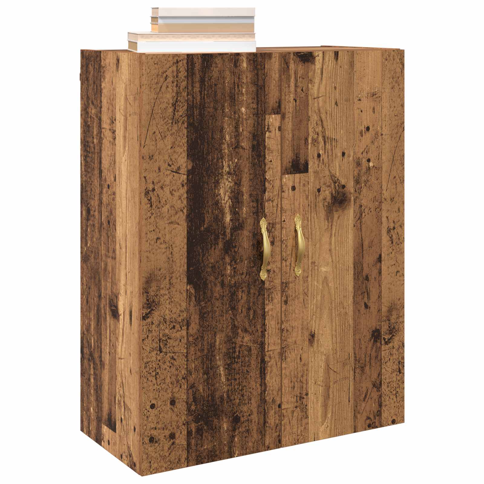 Ormar za montažu na zid 2 pcs Staro drvo 69,5 x 34 x 90 cm