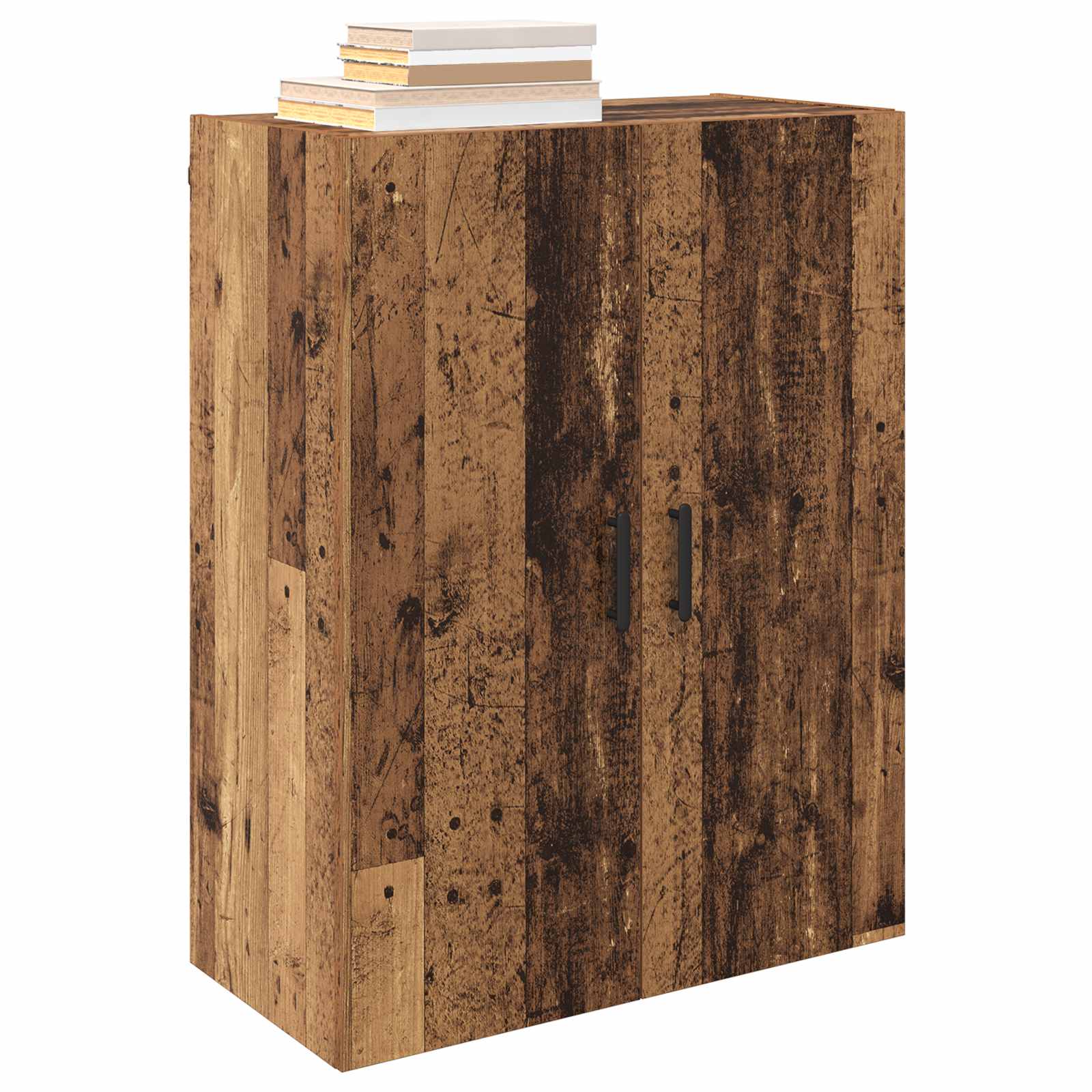 Ormar za montažu na zid 2 pcs Staro drvo 69,5 x 34 x 90 cm