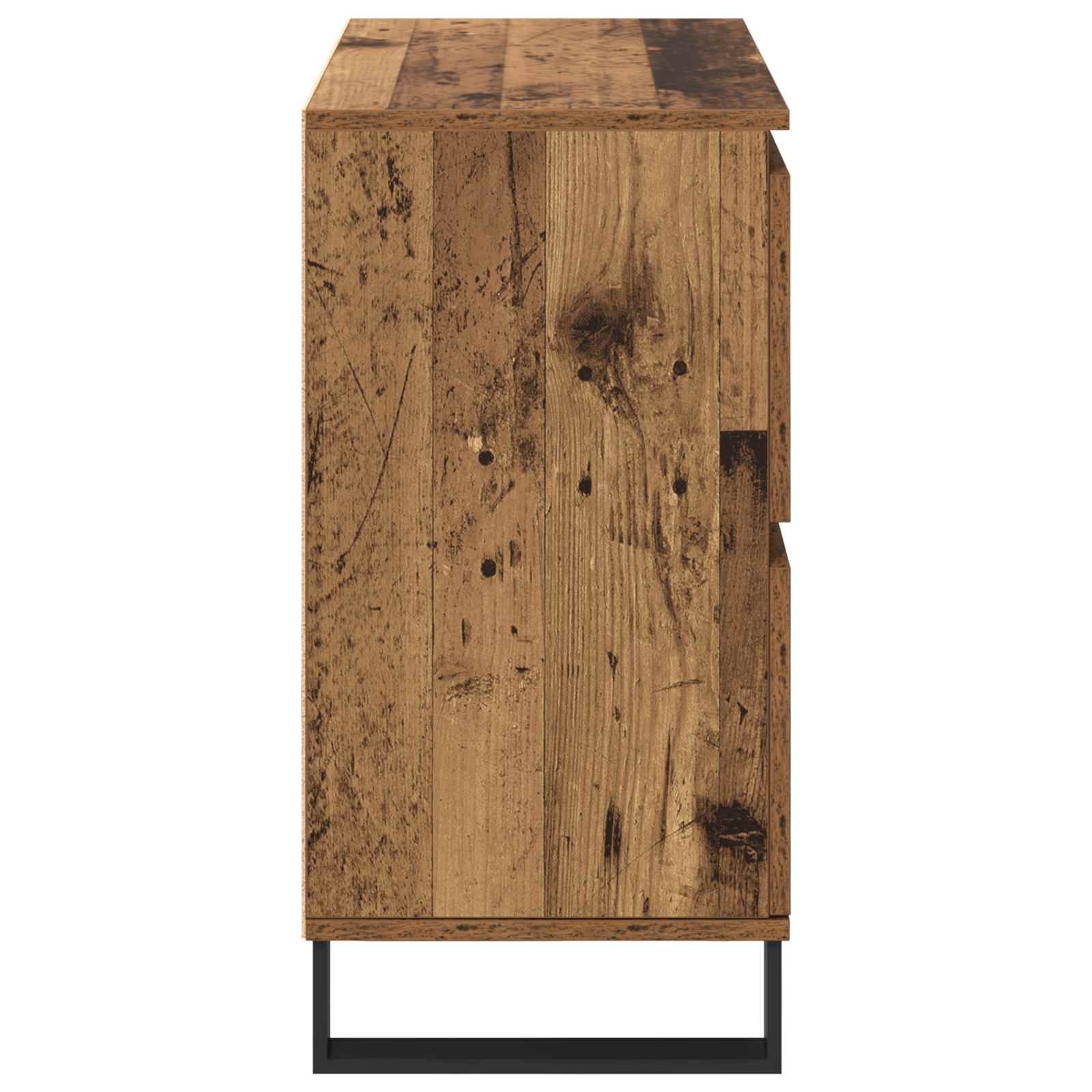 Kreveta 2 pcs Staro drvo 60 x 35 x 70 cm