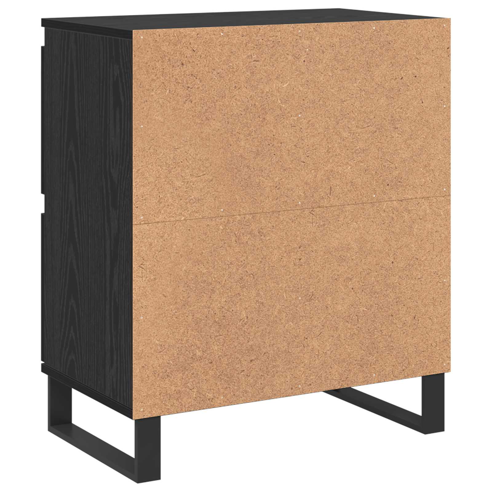 Kreveta 2 pcs Crni hrast 60 x 35 x 70 cm