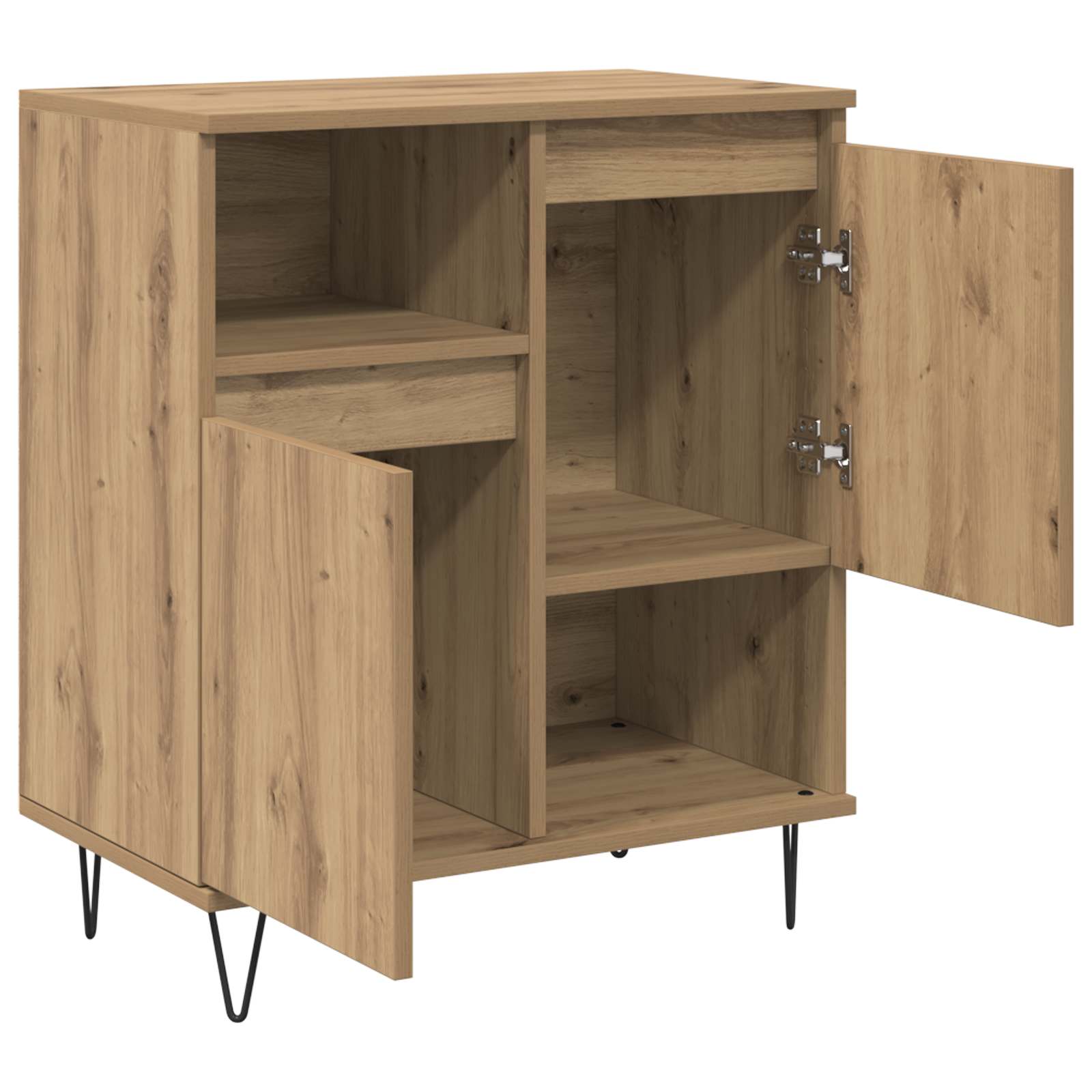 Kreveta 3 pcs Umjetnički hrast 60 x 35 x 70 cm