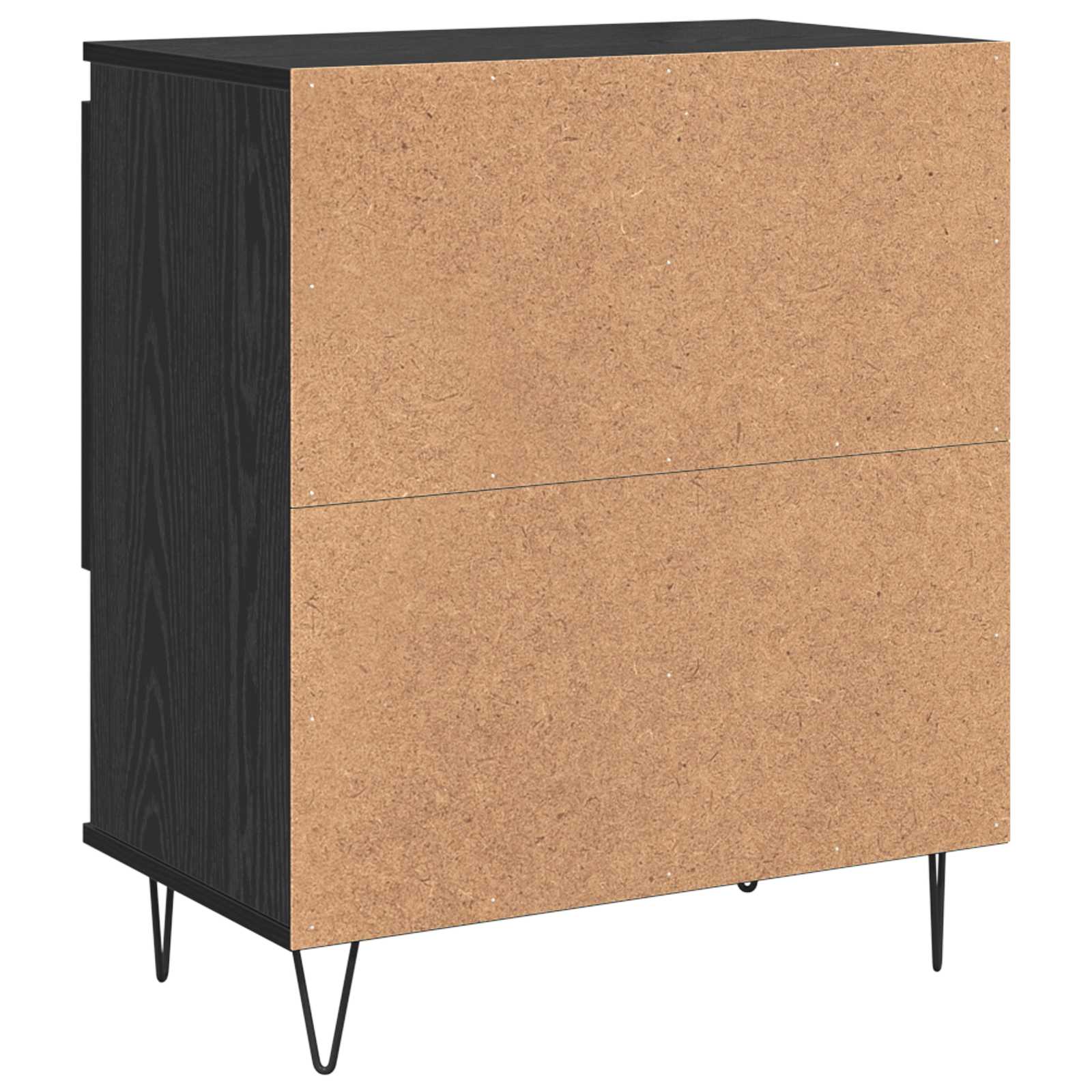 Kreveta 3 pcs Crni hrast 60 x 35 x 70 cm
