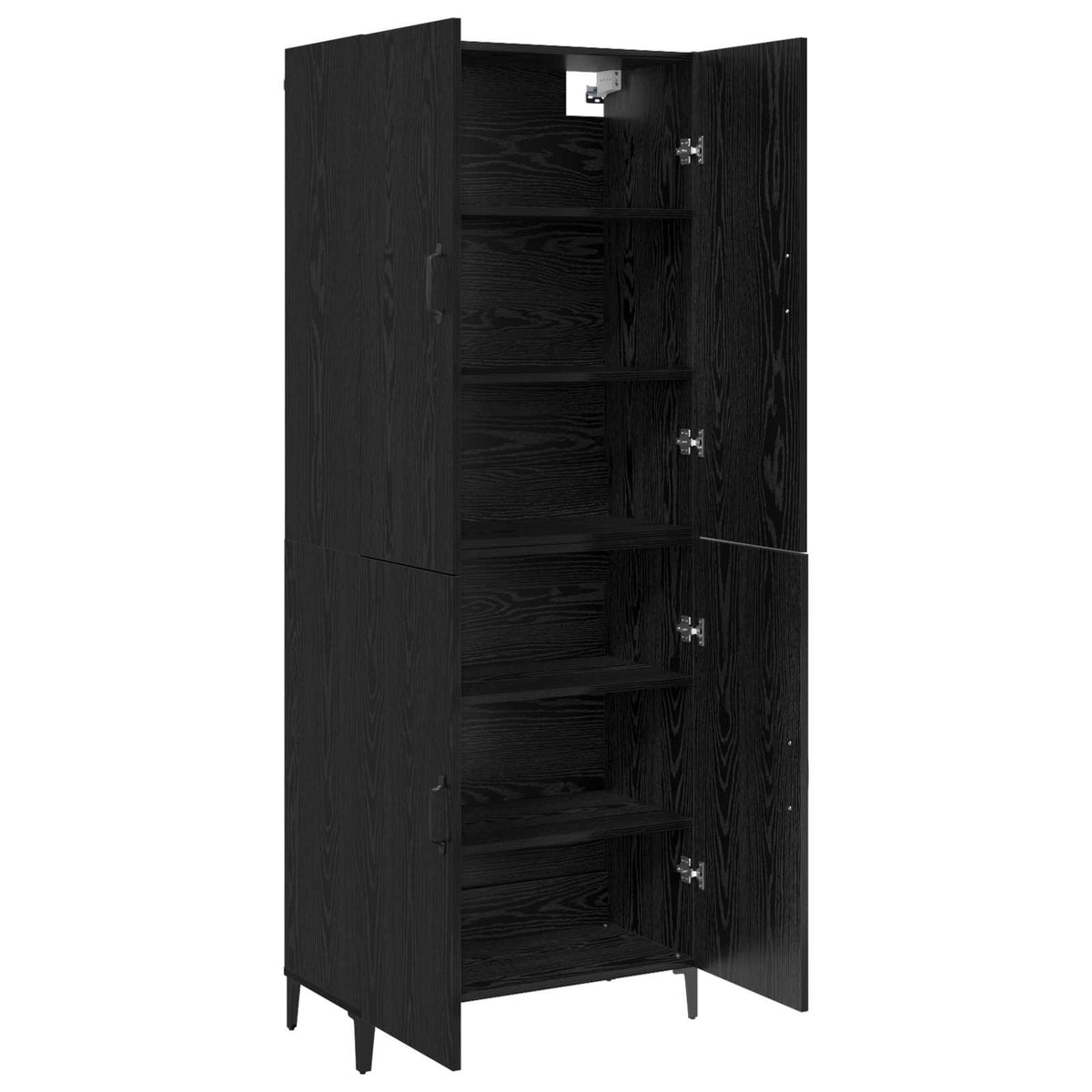 Highboard 2 kom. Crni hrast 69,5 x 34 x 180 cm
