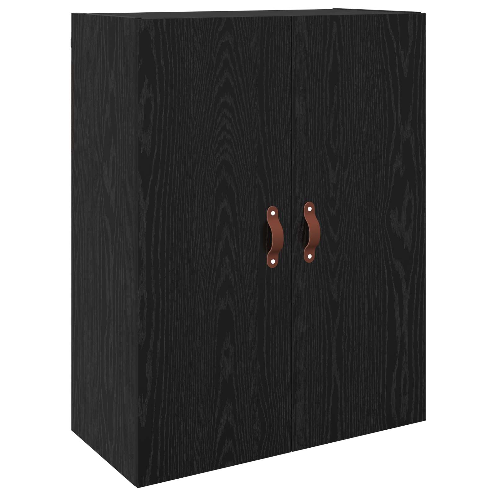 Ormar za montažu na zid 2 pcs Crni hrast 69,5 x 34 x 90 cm