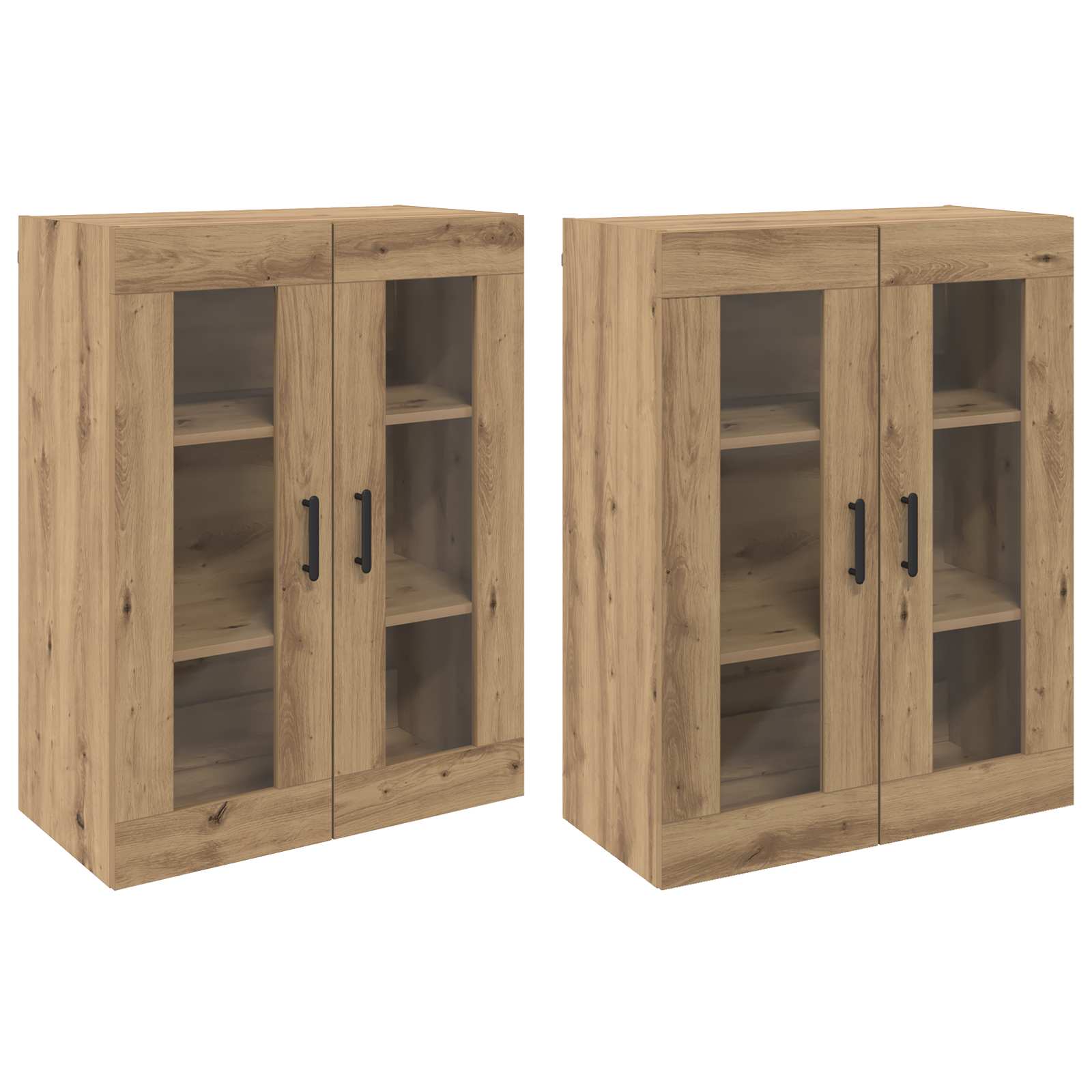 Ormarčići montirani na zid 2 pcs hrast artisan