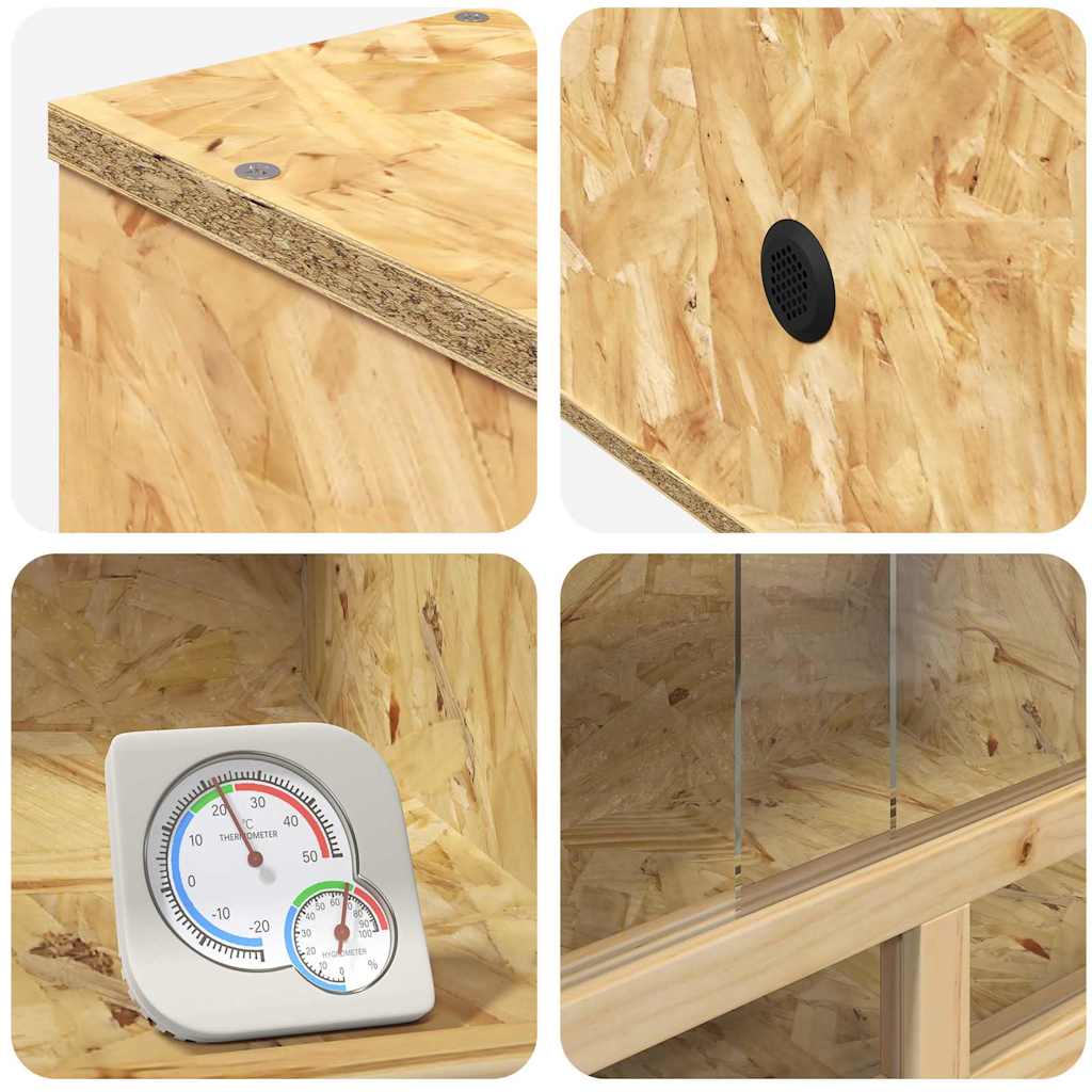 Terarij Smeđa 60 x 30 x 30 cm OSB