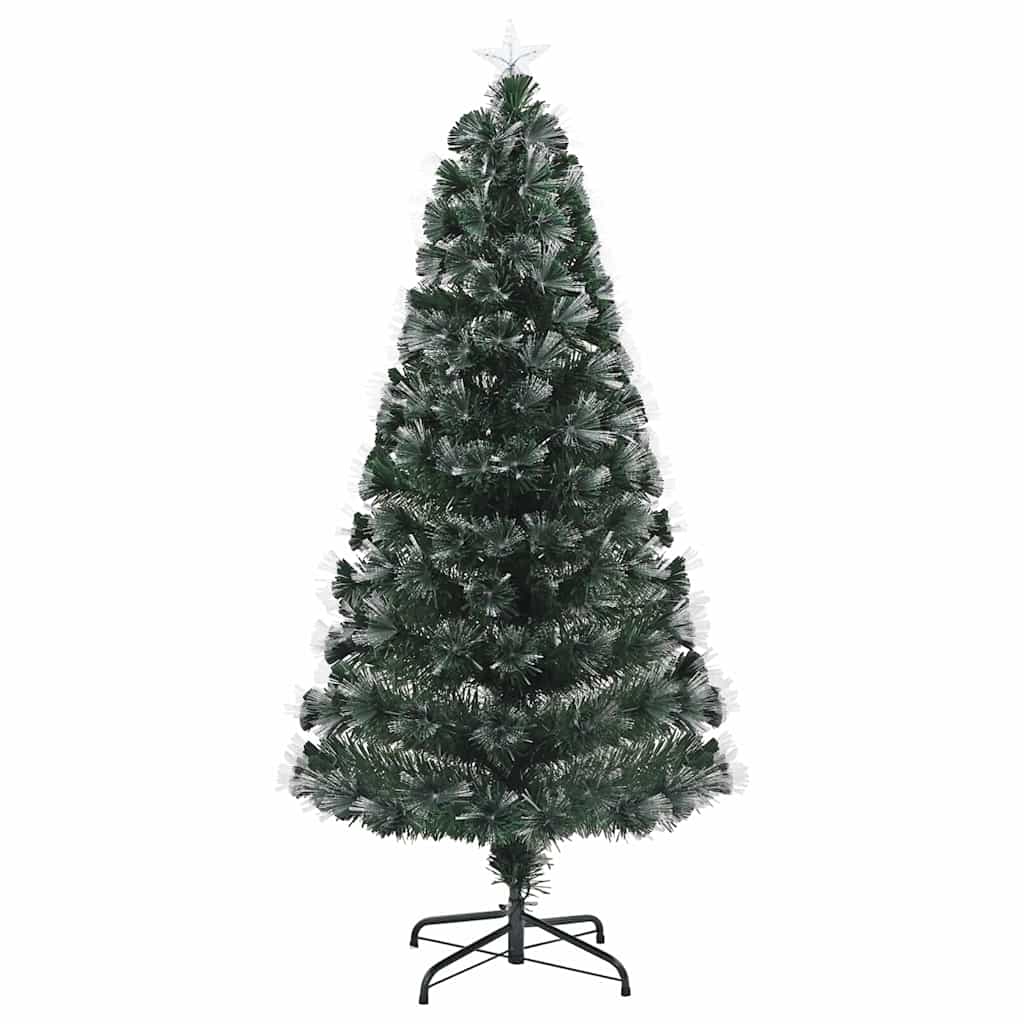 Umjetno božićno drvce s 120 LED svjetlima Zelena 120 cm PVC