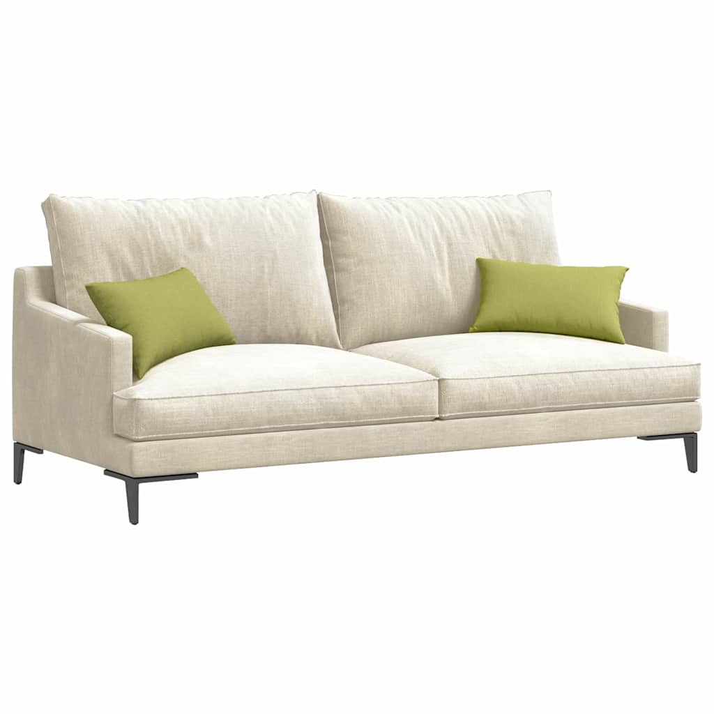 Jastučići za sofu 2 pcs Svijetlo zelena 50 x 30 cm tkanina