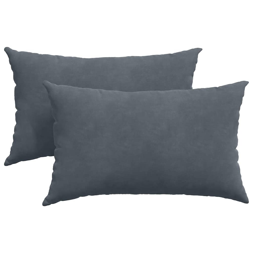 Jastučići za sofu 2 pcs Tamno siva 50 x 30 cm Kordura tekstil