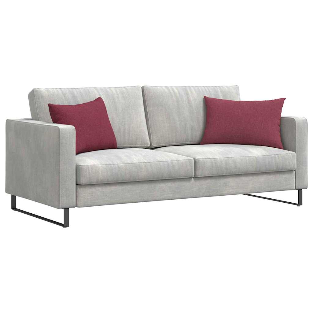 Jastučići za sofu 2 pcs Vinska crvena 60 x 40 cm tkanina