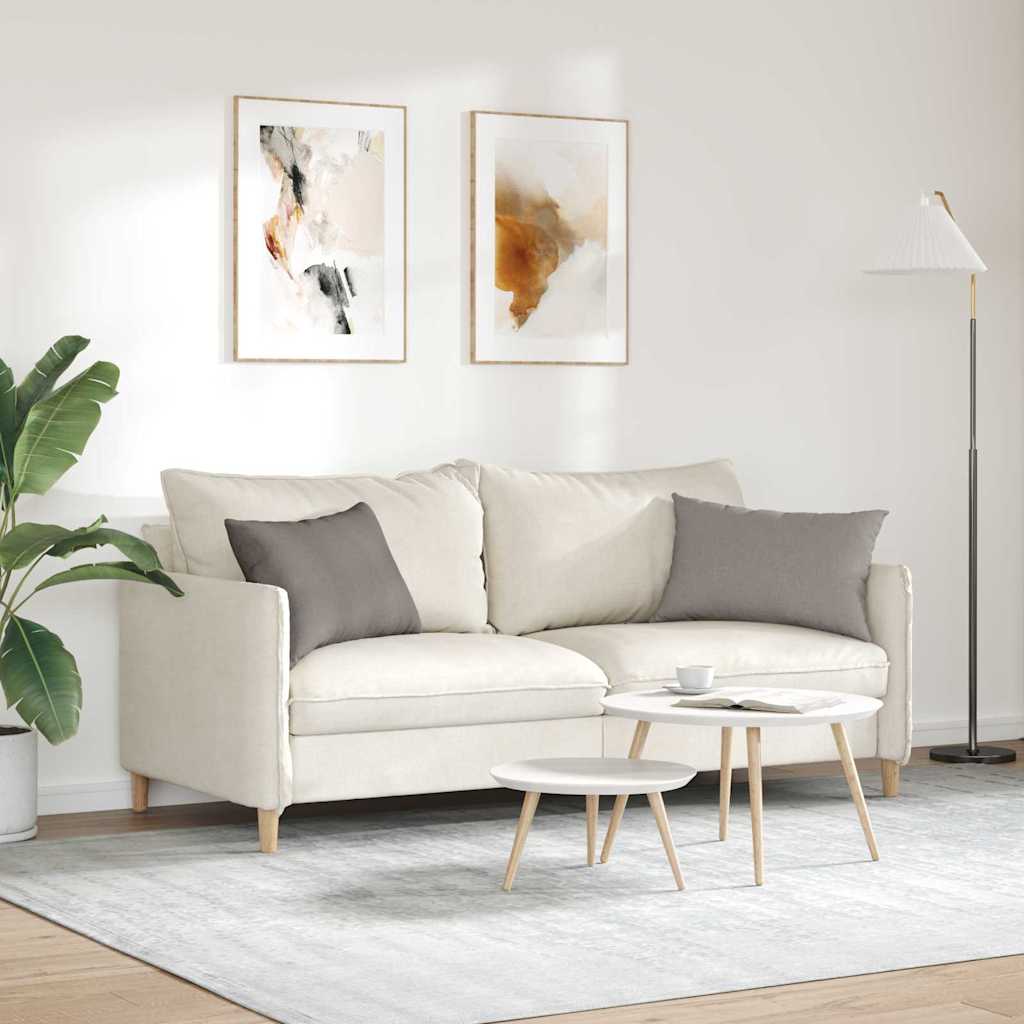 Jastučići za sofu 2 pcs Sivo-smeđa 60 x 40 cm tkanina