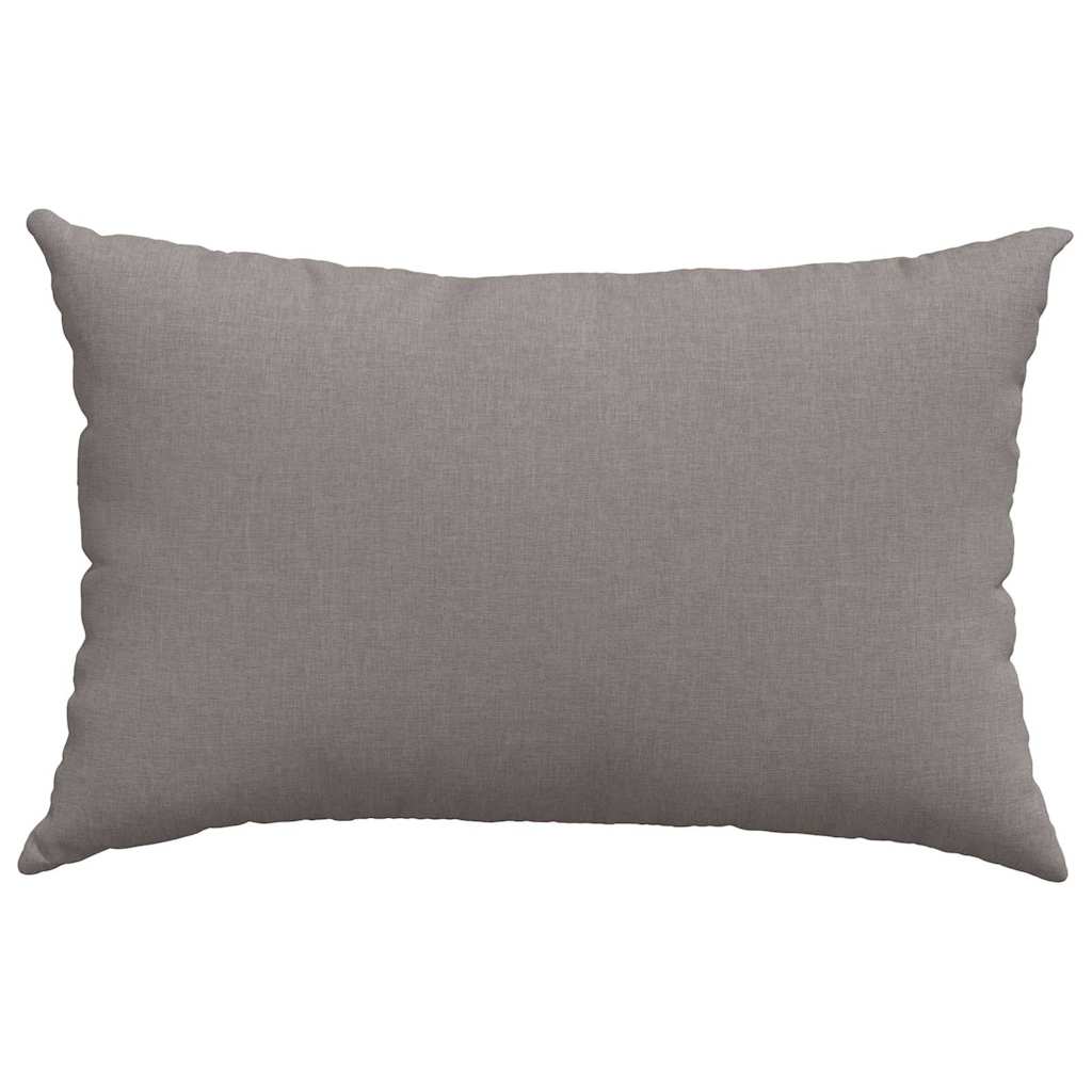 Jastučići za sofu 2 pcs Sivo-smeđa 60 x 40 cm tkanina