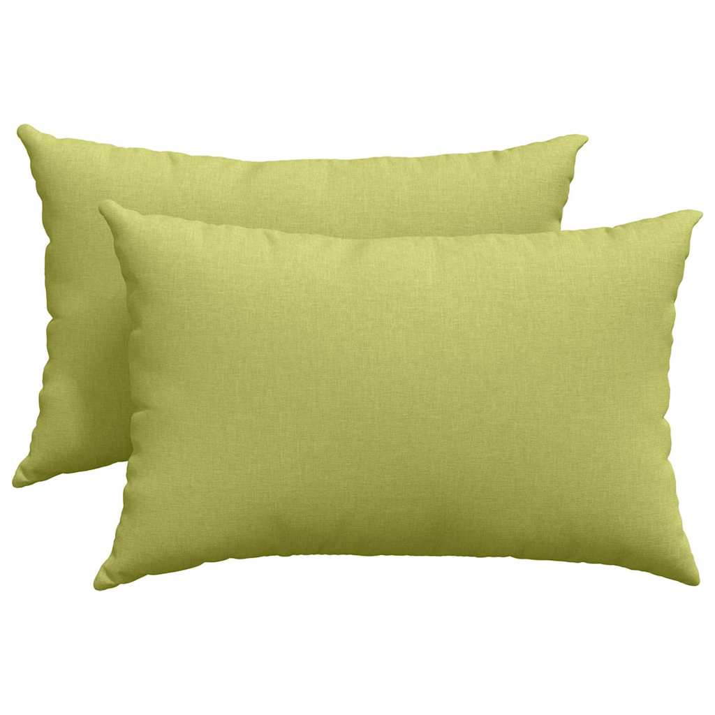 Jastučići za sofu 2 pcs Svijetlo zelena 60 x 40 cm tkanina