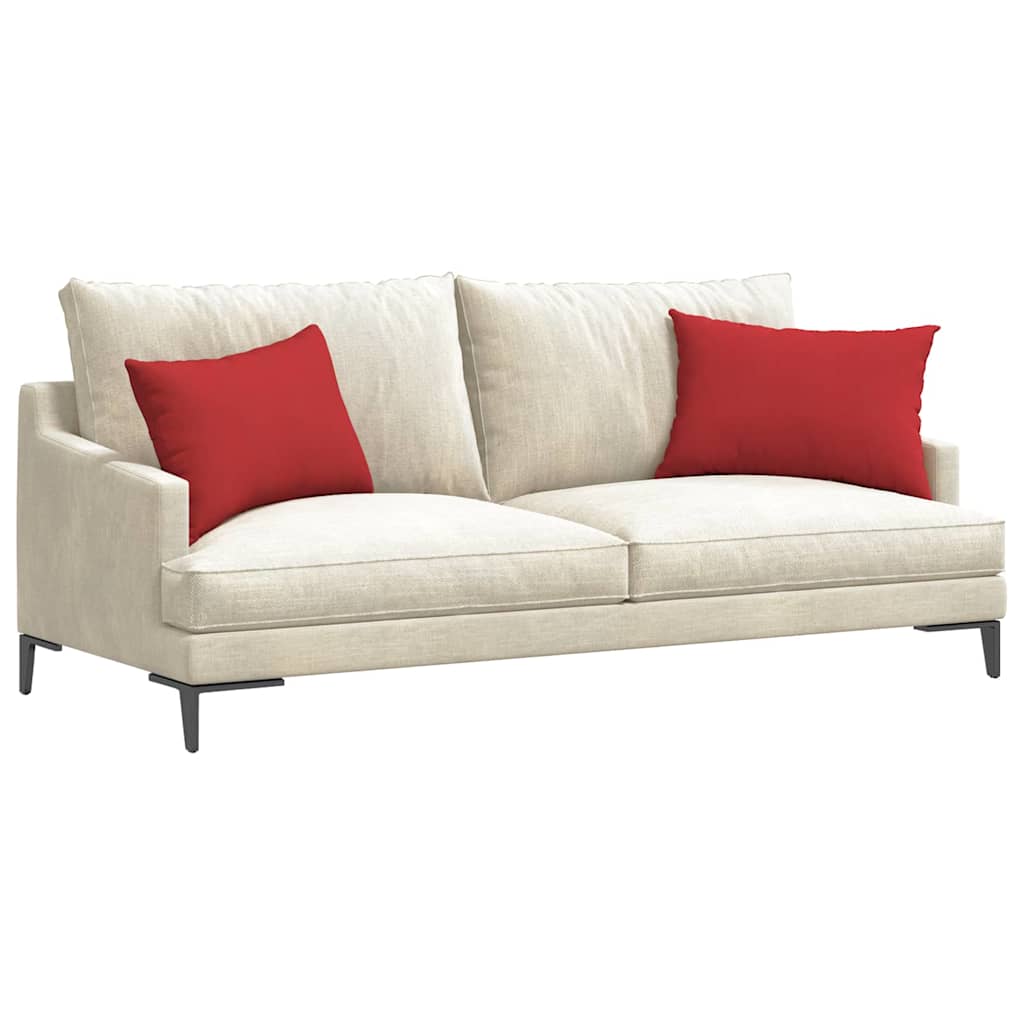 Jastučići za sofu 2 pcs Crvena 60 x 40 cm tkanina