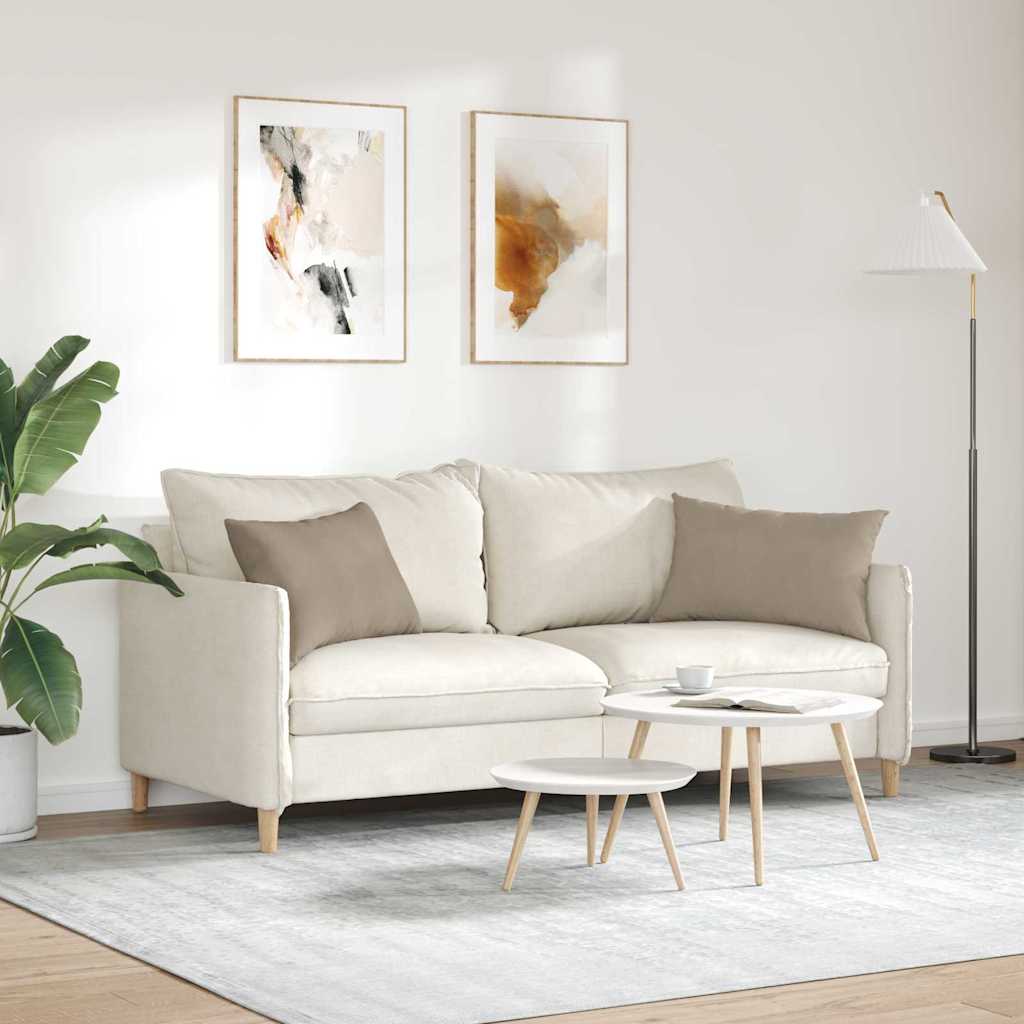 Jastučići za sofu 2 pcs Sivo-smeđa 60 x 40 cm tkanina