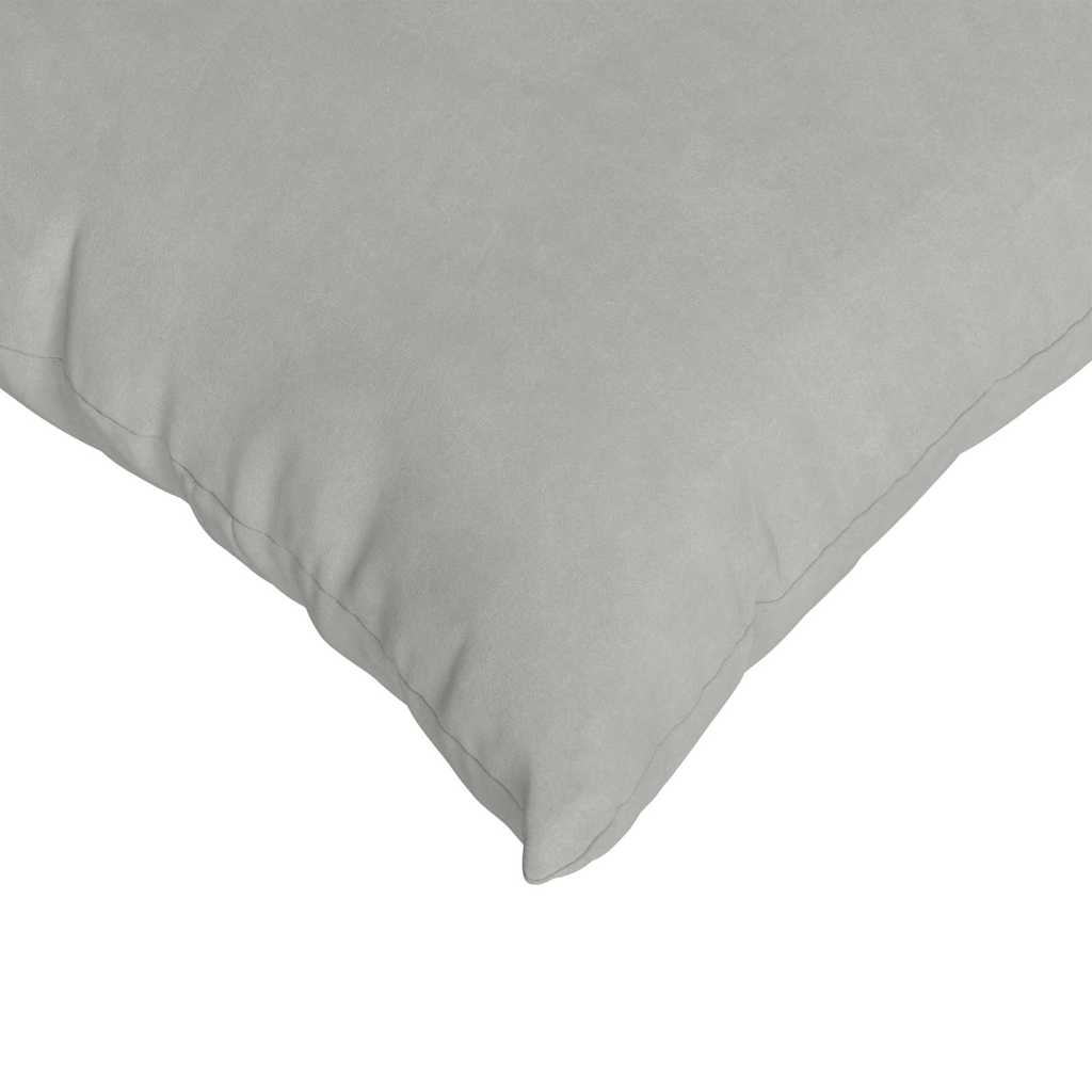 Jastučići za sofu 2 pcs Svijetlo siva 60 x 40 cm tkanina
