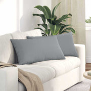 Jastučići za sofu 2 pcs Svijetlo siva 80 x 40 cm tkanina