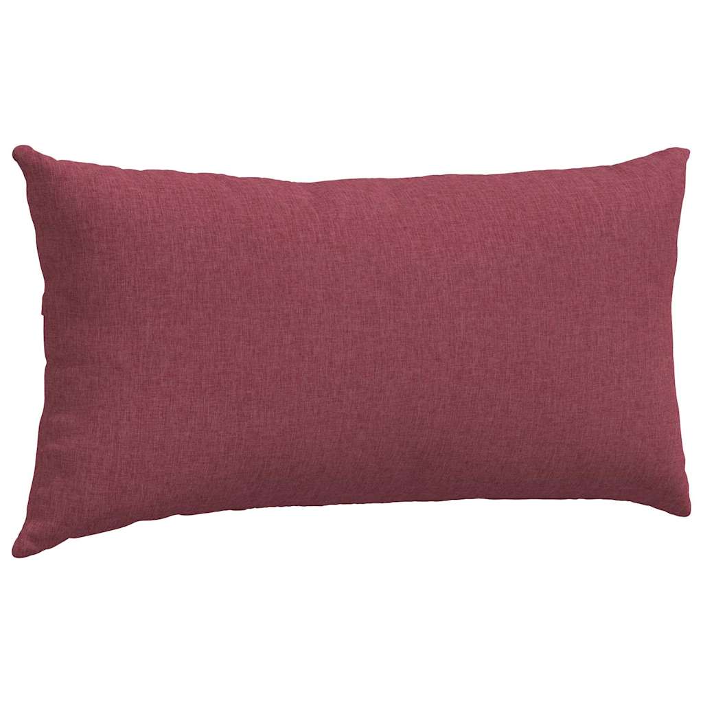 Jastučići za sofu 2 pcs Vinska crvena 80 x 40 cm tkanina