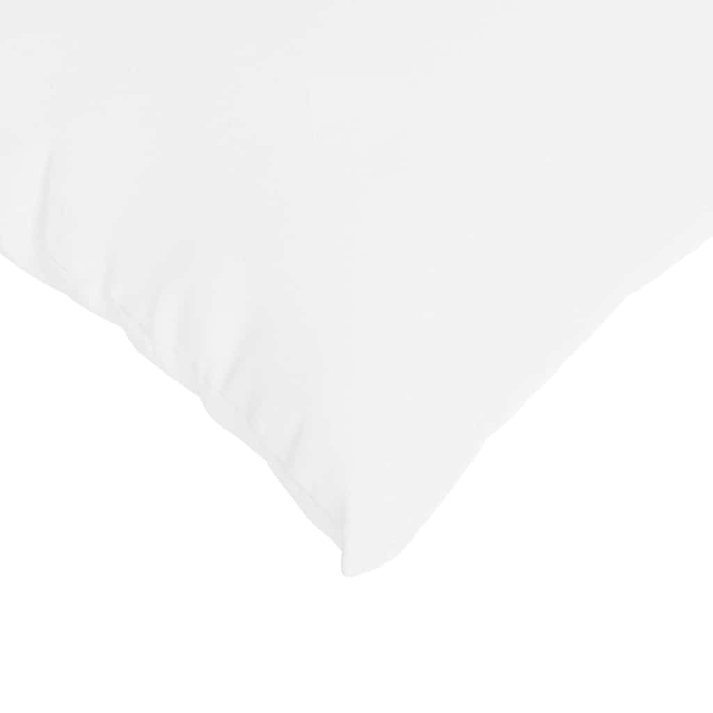 Jastučići za sofu 2 pcs Bijelo 80 x 40 cm tkanina