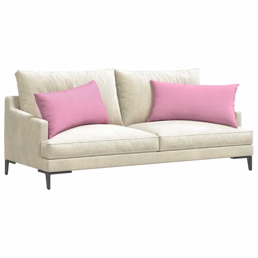 Jastučići za sofu 2 pcs Ružičasta 80 x 40 cm tkanina