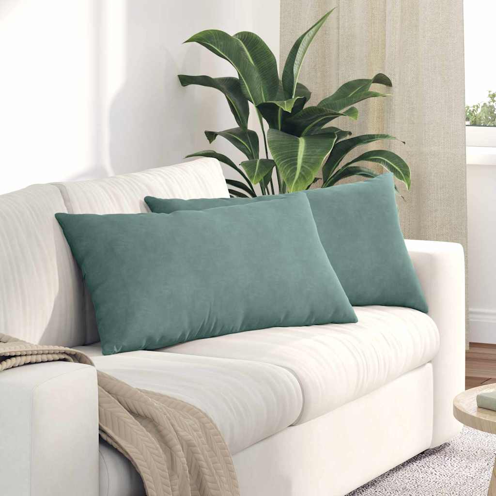 Jastučići za sofu 2 pcs Morska zelena 80 x 40 cm