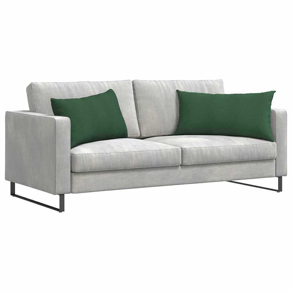 Jastučići za sofu 2 pcs Tamnozelena 80 x 40 cm Kordura tekstil