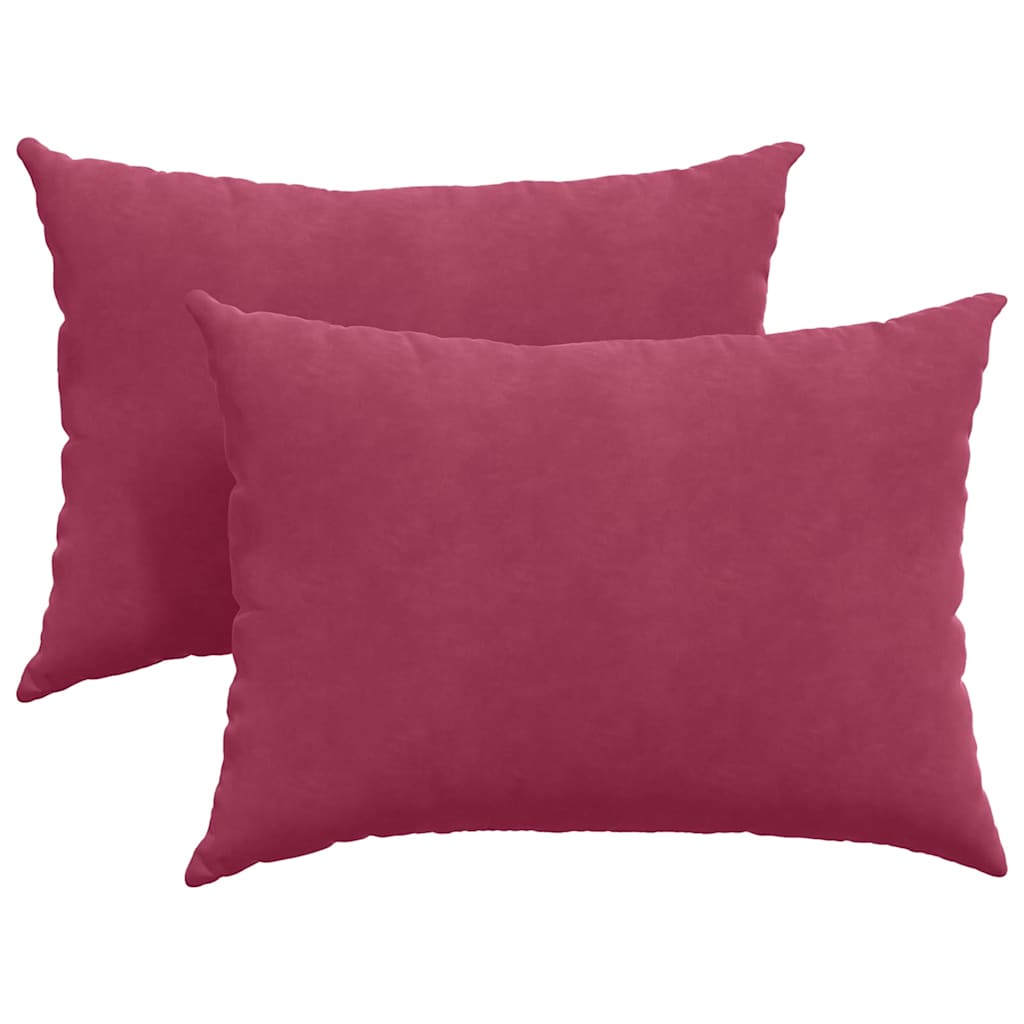 Jastučići za sofu 2 pcs Vinska crvena 70 x 50 cm