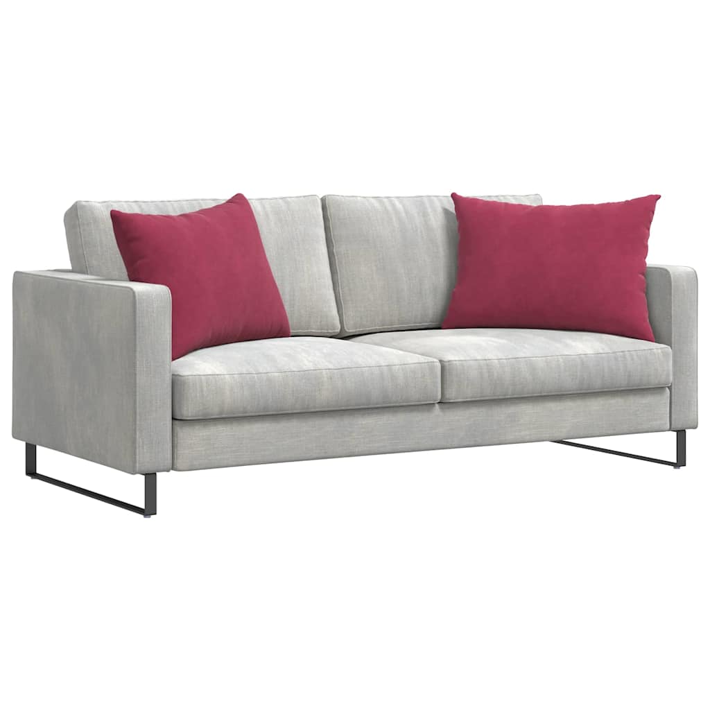 Jastučići za sofu 2 pcs Vinska crvena 70 x 50 cm