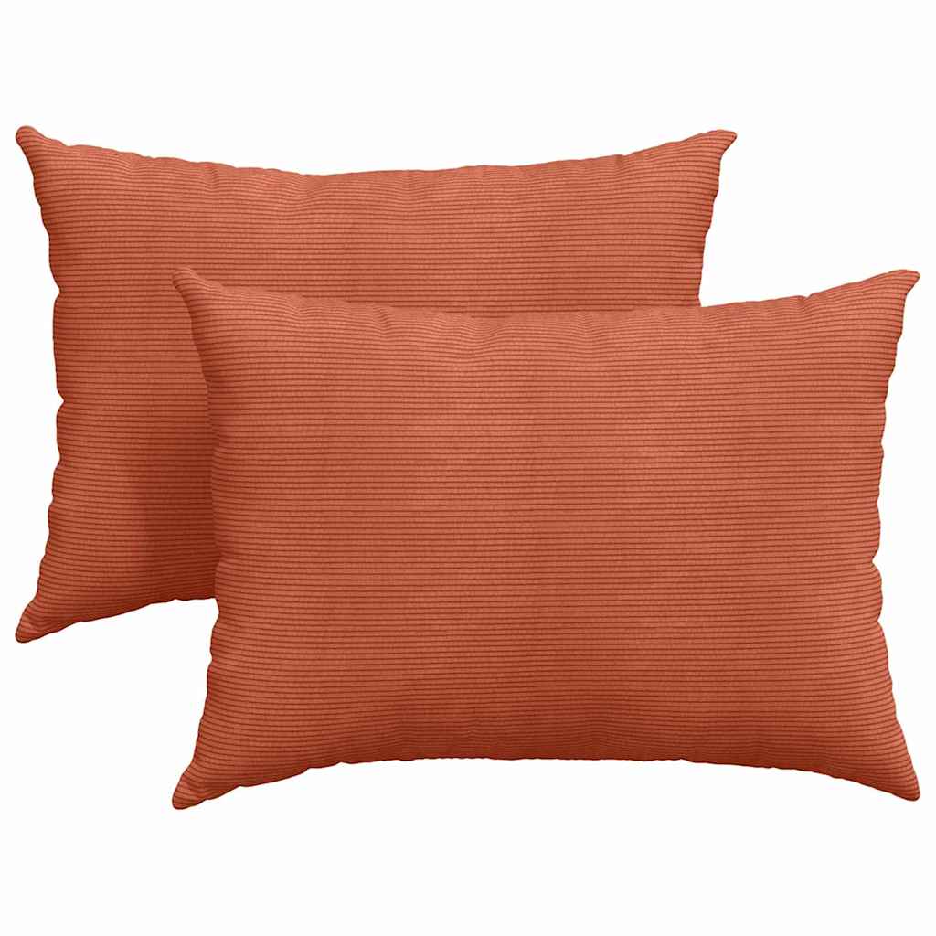 Jastučići za sofu 2 pcs Crvena narančasta 70 x 50 cm
