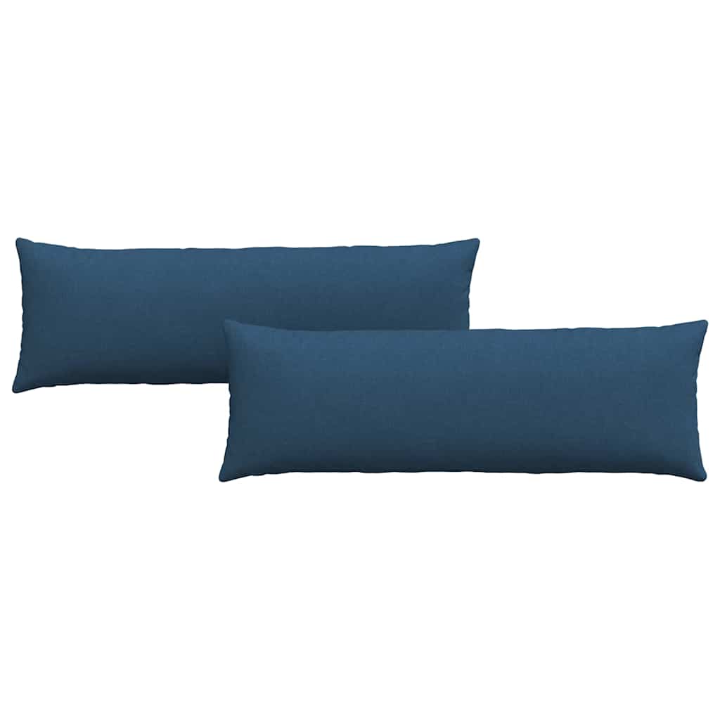 Jastučići za sofu 2 pcs Plava 120 x 40 cm tkanina