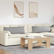 Jastučići za sofu 2 pcs Oblačnosiva 120 x 40 cm tkanina