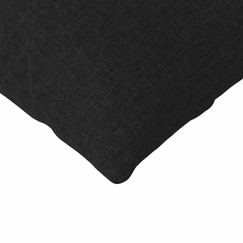 Jastučići za sofu 2 pcs Crna 145 x 40 cm tkanina